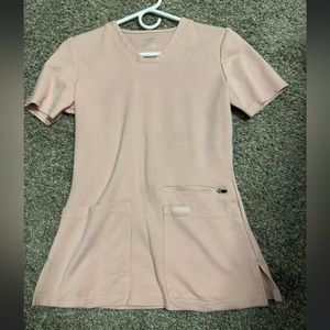 XS Light Pink Jaanuu Scrub Shirt